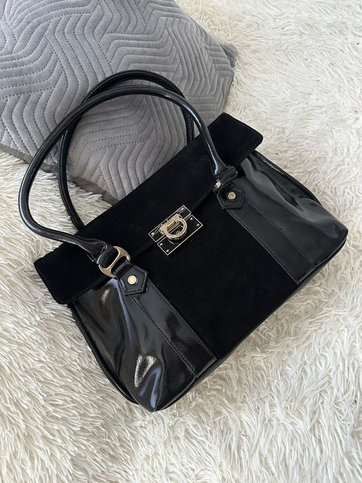 Жіноча сумка натуральна шкіра та замша