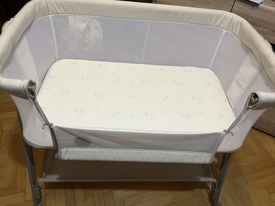 REZERWACJA !! LIONELO łóżeczko dostawne LUNA Beige Sand 2w1