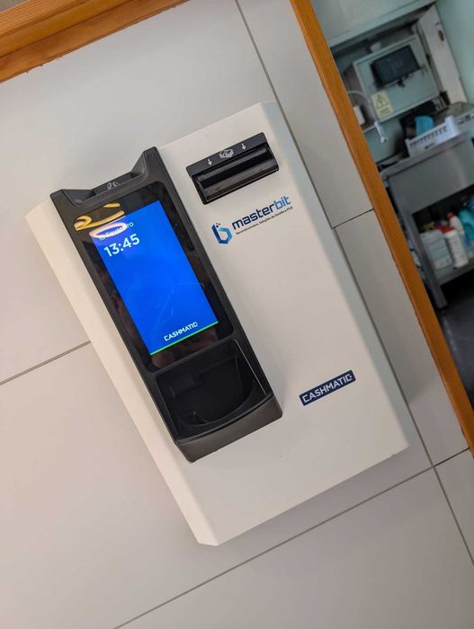 Máquina de Pagamento Automático Trocos - Cashmatic €4,40/dia