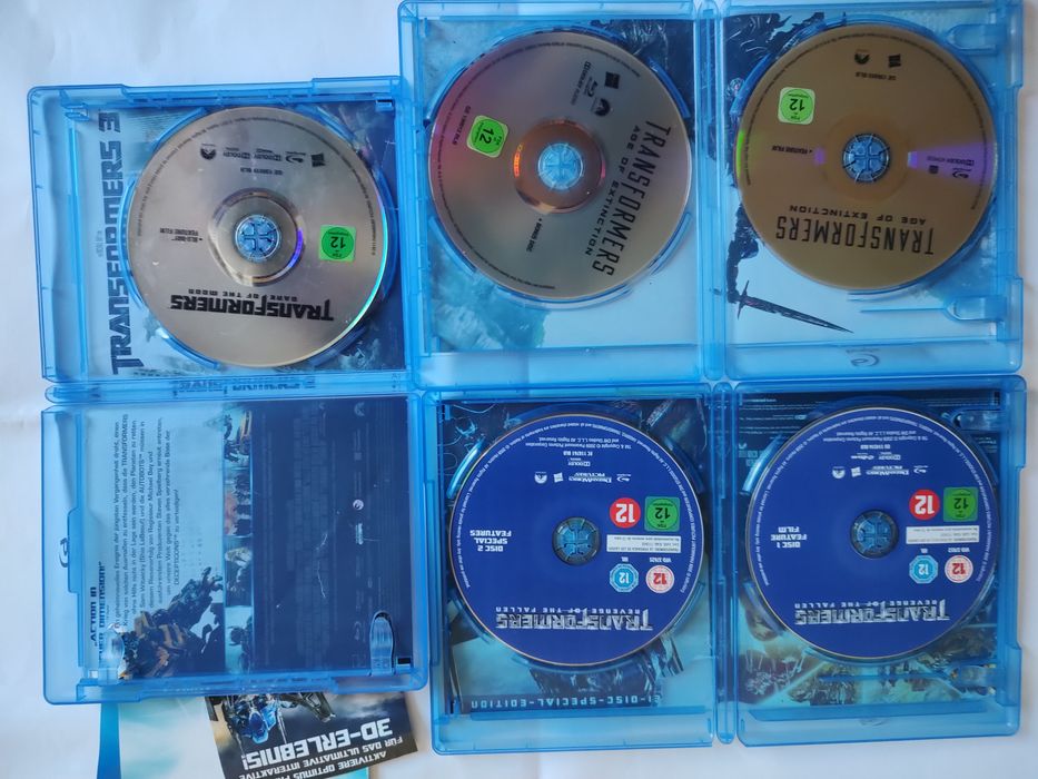 12 blu-ray fantastyka  angielski i niemiecki