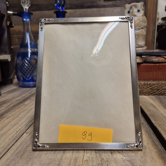 Metalowa ramka do zdjęć 99 , vintage , Dania