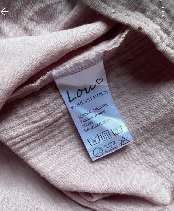 Sukienka Lou Harper 34 xs liliowy