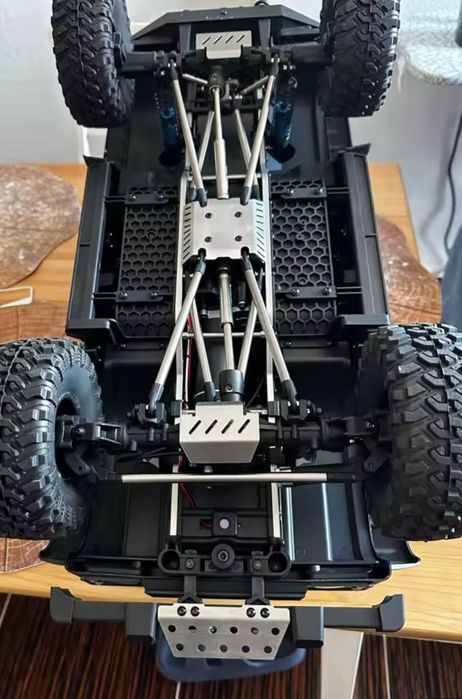 Stalowe osłony podwozia mostów do modelu rc 1:8 HYPER GO MJX H8H V1 V2