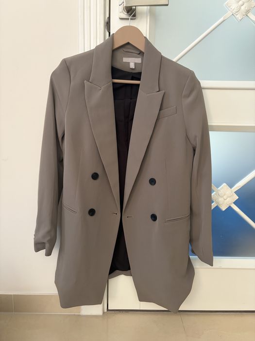піджак H&M тауп оверсайз