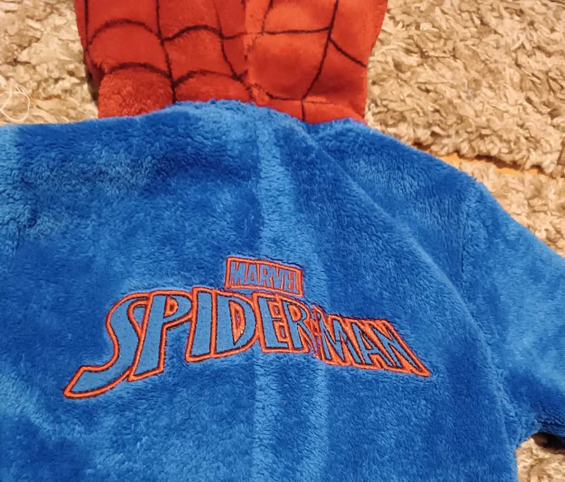 Kombinezon pajac przebranie piżama Marvel SPIDERMAN na 7/8 lat