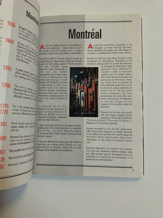 Tourist Guide / Guide Touristique Montréal 94