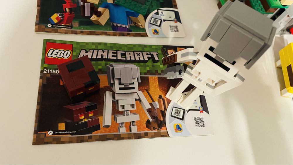 Lego 21150 Minecraft BigFig Szkielet z kostką magmy KOMPLET