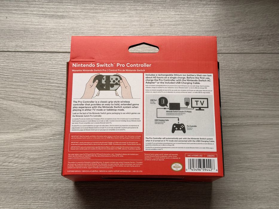 Oryginalny Pad Nintendo Switch Pro Controller Super Smash Bros. Ultimate Edition - Box