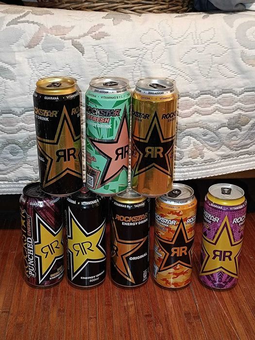 Coleção de Latas Monster e + energéticos (200+ unidades seladadas)