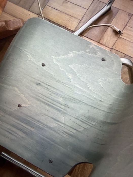 set of 3 mid-century pagwood chairs kusch&co