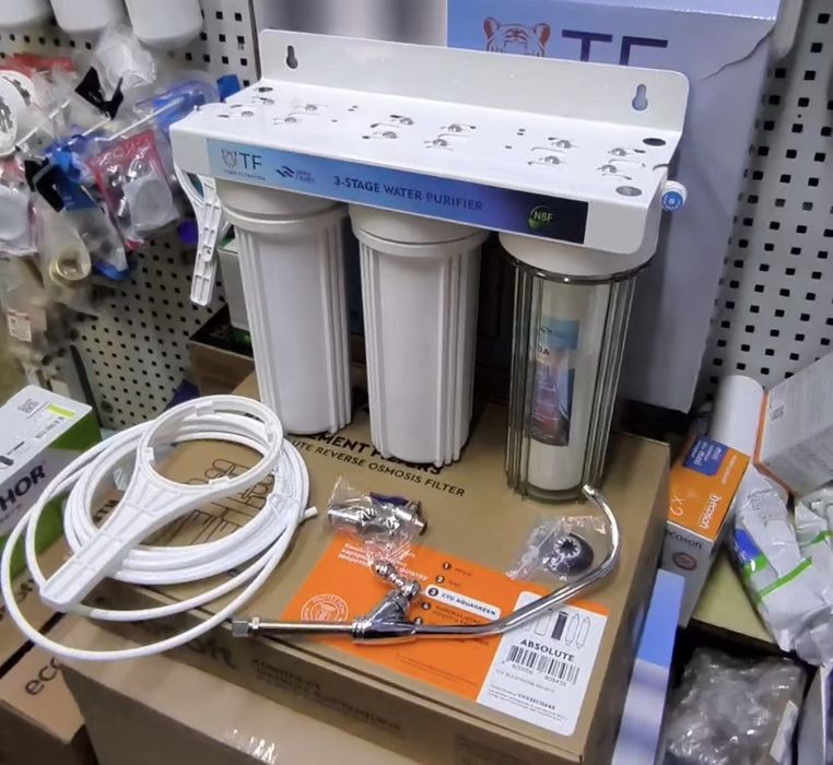 Фильтр для воды тройной под мойку - супер цена