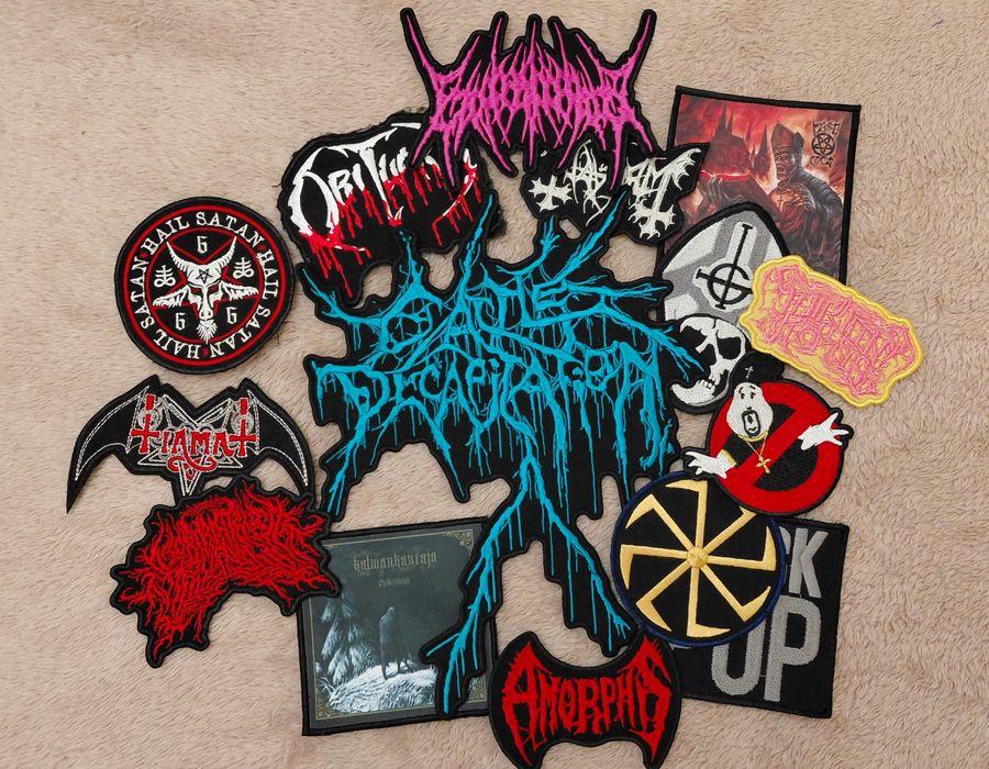 Мерч нашивки гуртів