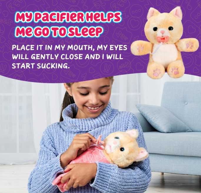 Інтерактивна іграшка Little Live Pets Кошеня-обіймашка Джінджер