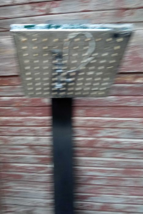 panel prysznicowy czarny