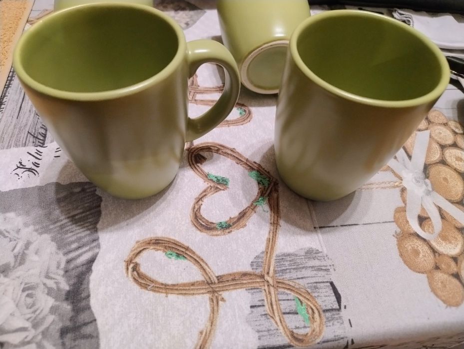 Kubki zielone okazja 4 szt