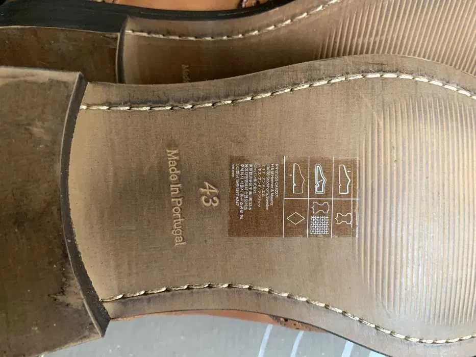 Чоловічі шкіряні туфлі H&M 43 розмір (Замовлені зі США)