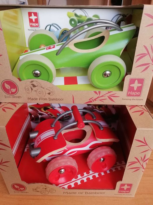 Машинки, бамбук, т.м. Hape
