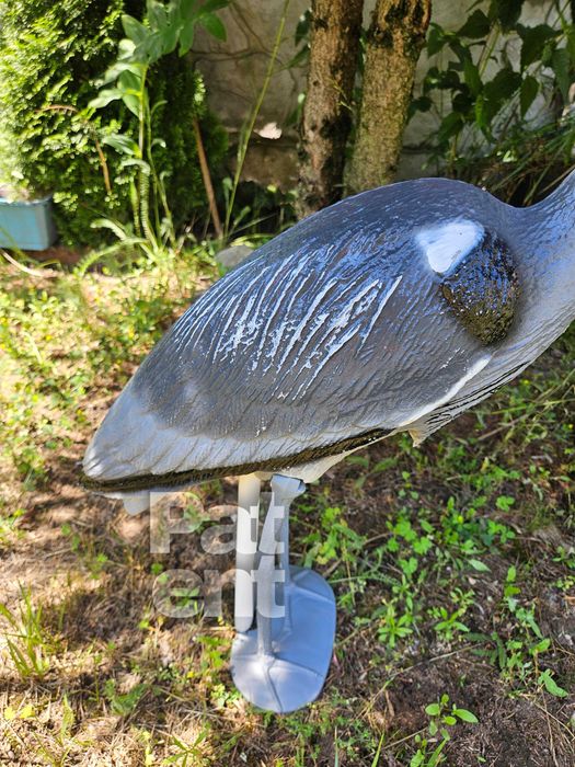 Figurka dekoracja czapla 70 cm wysoka ozdoba dom ogród taras