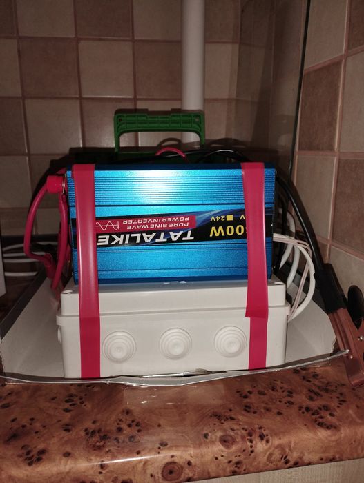 ИБП ДЖБ для котла, комплект інвертор, зарядка, автоматика