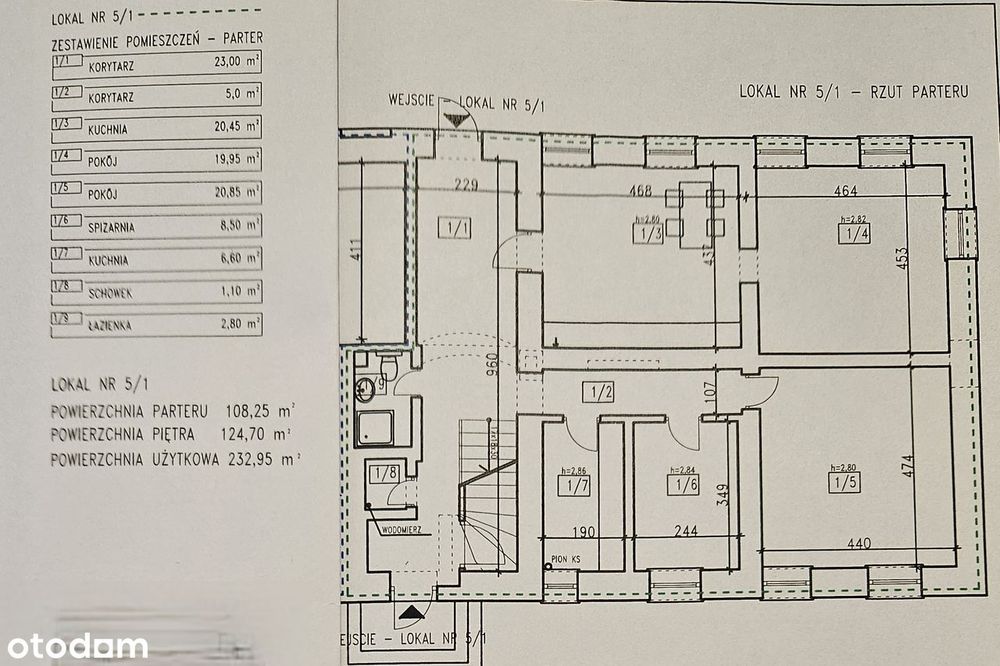 Sprzedam połowę domu Sokola 232m²