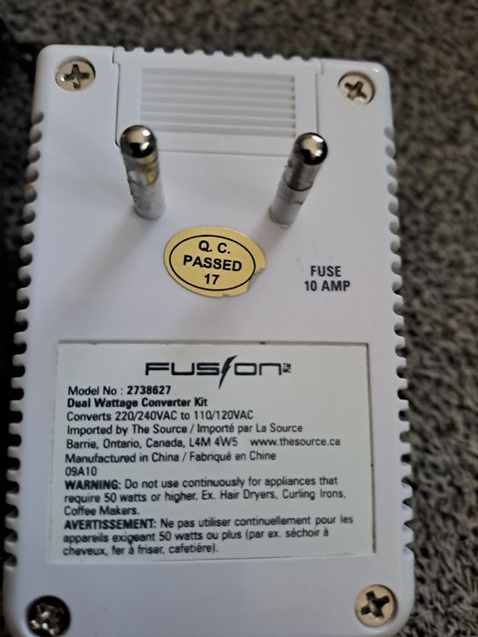 Adapter przejściówka USA Canada na Europe