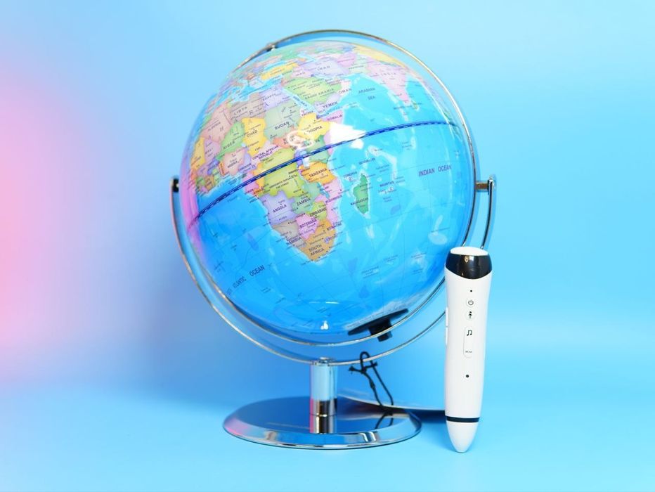 Вращающийся глобус мира VEVOR с подставкой 330,2 мм Учебный географиче