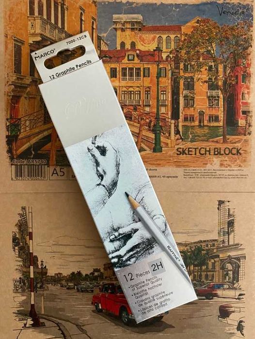 Карандаш простой 6/12 MARCO - Цена за комплекта от 30 грн.