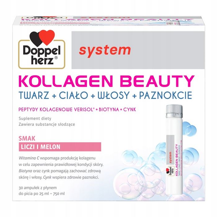 Doppelherz system KOLLAGEN BEAUTY kolagen ampułki 30 ampułek