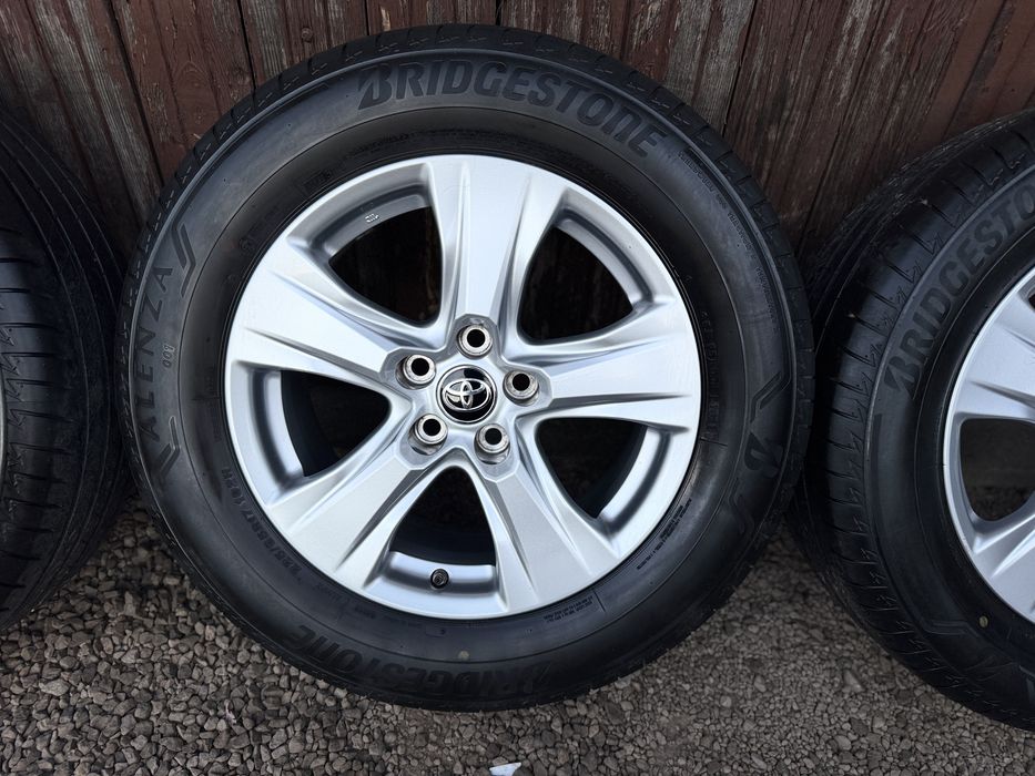 Felgi Koła 17 5x114,3 Toyota  CHR Rav4 Oryginał TPMS Opony Letnie 7mm