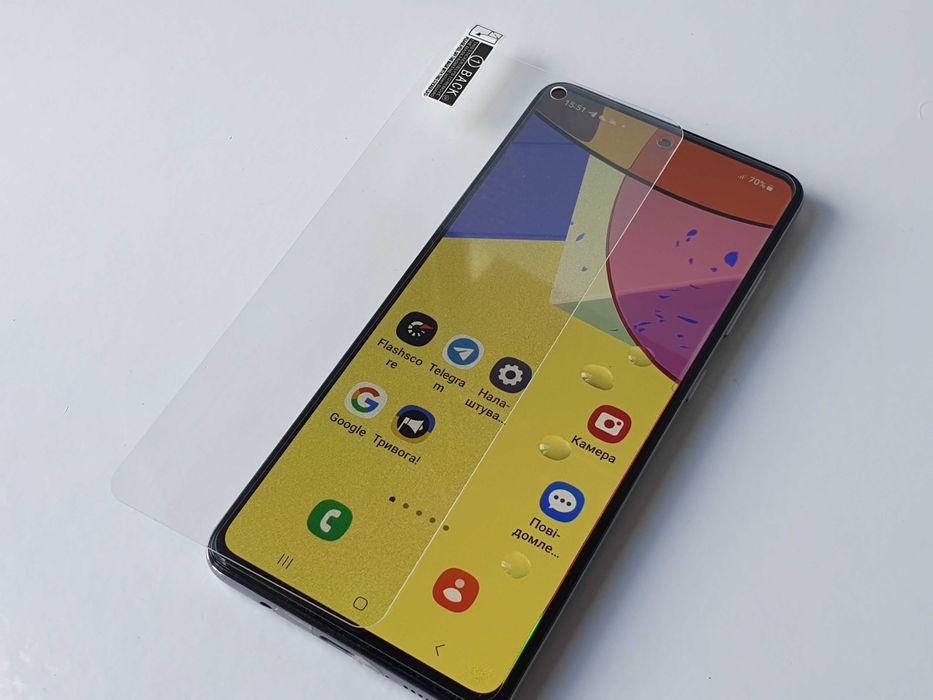 захисне скло 9H Samsung Galaxy  A51. A52.A53. олейнофобне твердість 9H