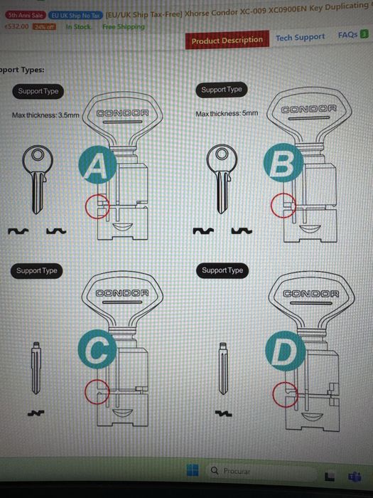 Maquina duplicadora de Chaves