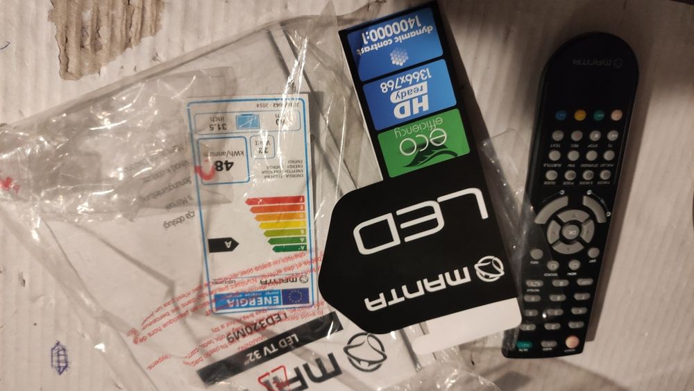 TV Manta LED 32 cale telewizor MPEG 4 DVB-T