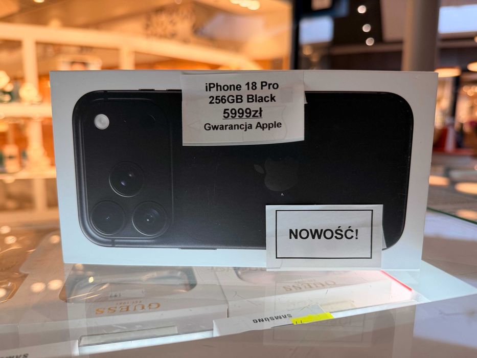 iPhone 18 Pro 256 GB Black 5999zł NEW!!!