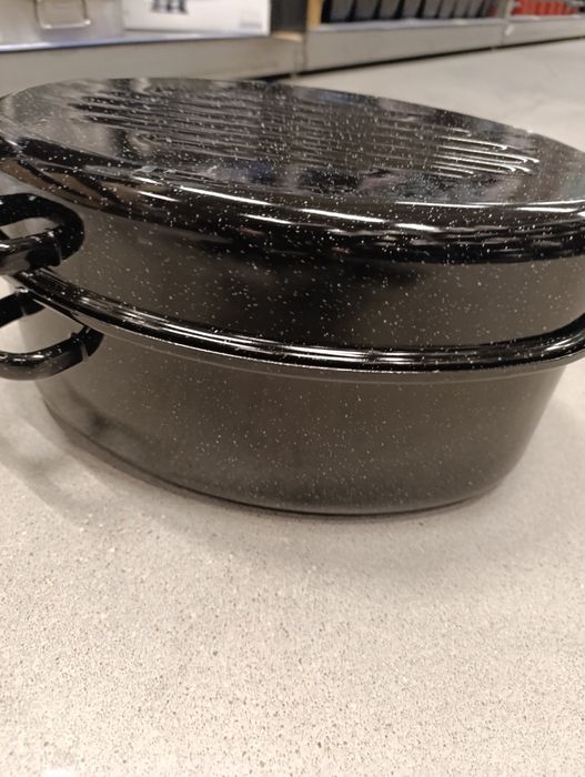 Brytfanna emaliowana/gęsiarka 38 cm