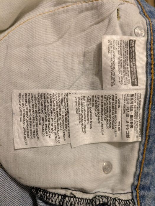 Dżinsy "Levi's" 511,w bardzo dobrym stanie, rozmiar 34/34, niebieski