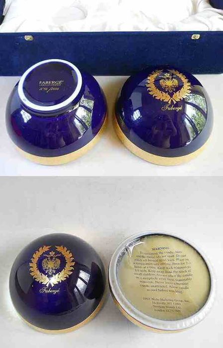 FABERGE Limoges, France ароматизированная свеча