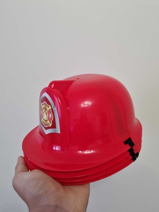 Каска Дитяча Пожежник Fire Department Червона