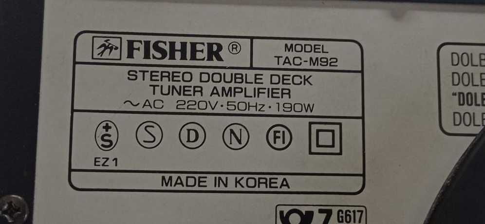 Wieża Fisher TAC-M92