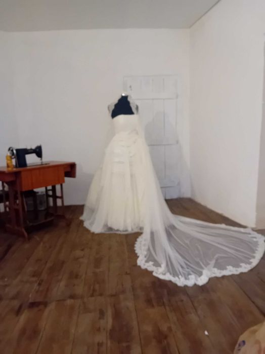 Vestido de Noiva Rosa Clará