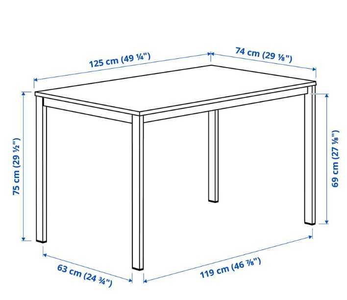 Mesa IKEA MELLTORP, branca - €40
