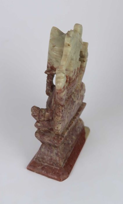 Estatueta esculpida Ganesha - pedra sabão