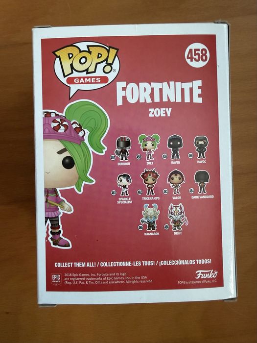 Funko Pop Fortnite Zoey 458