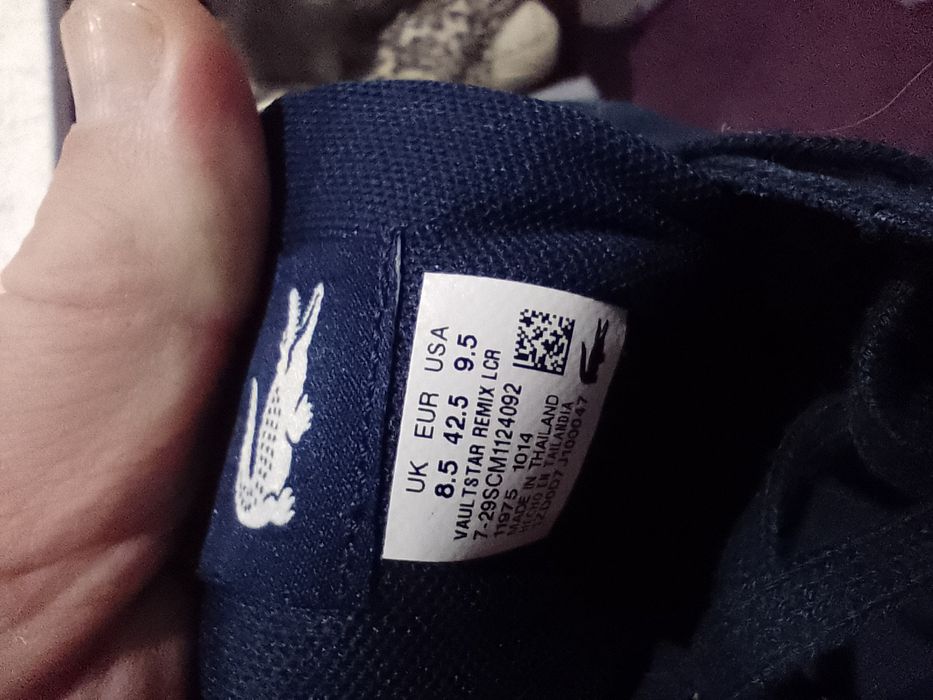 Кросовки кеды лакоста размер 42.5