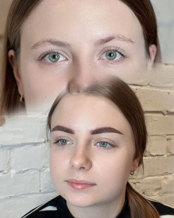 Пудрові брови, акварельні губи, міжвійка