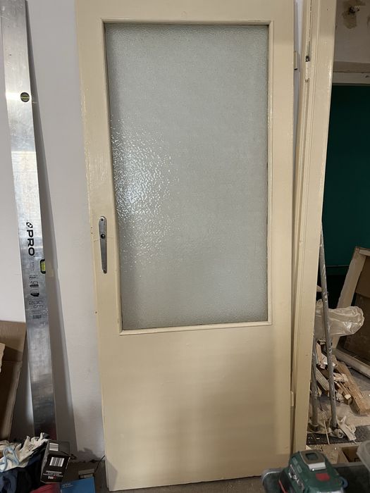 Drzwi wewnętrzne 60 70 80 cm szer Drewno sklejka PRL vintage pokojowe