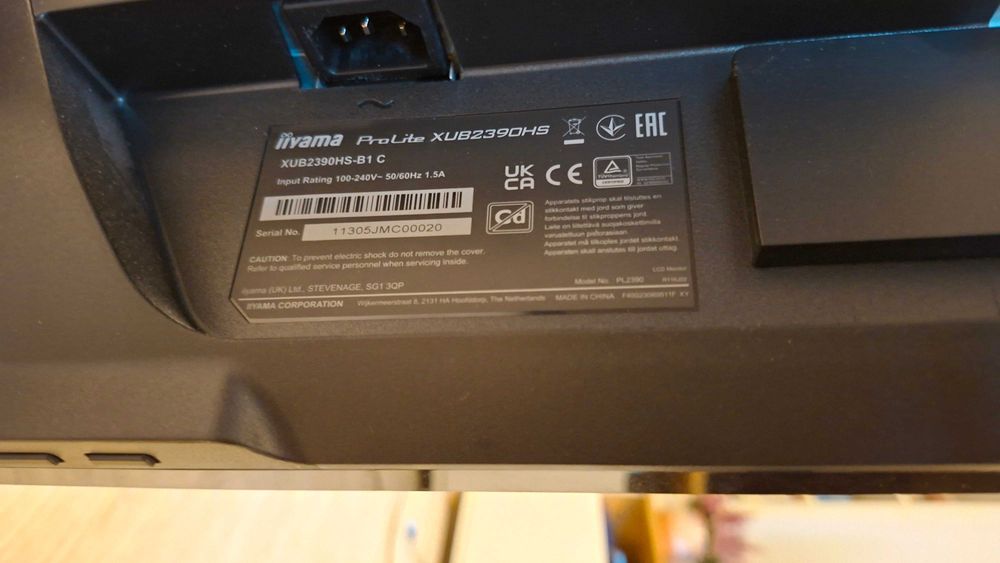 Monitor iiyama ProLite XUB2390HS 23 cale FullHD 1920 x 180 px, regulacja wysokości, kąta nachylenia