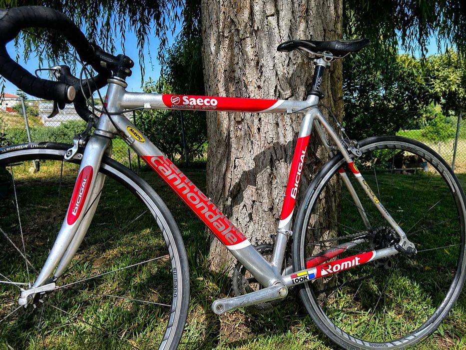 Bicicleta de Estrada em Alumínio - Estilo Cannodale Saeco
