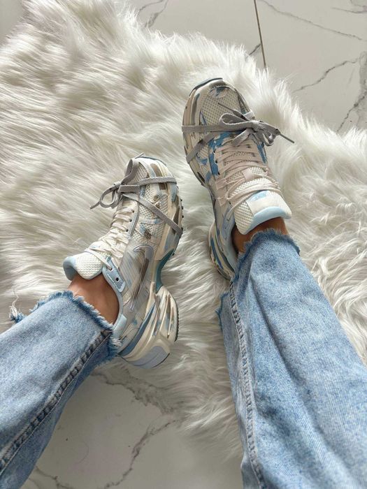 Кросівки Nike V2K Run Custom White Blue