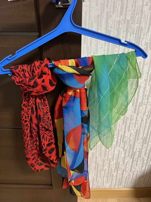 Шарф, платок, палантин, лента твили