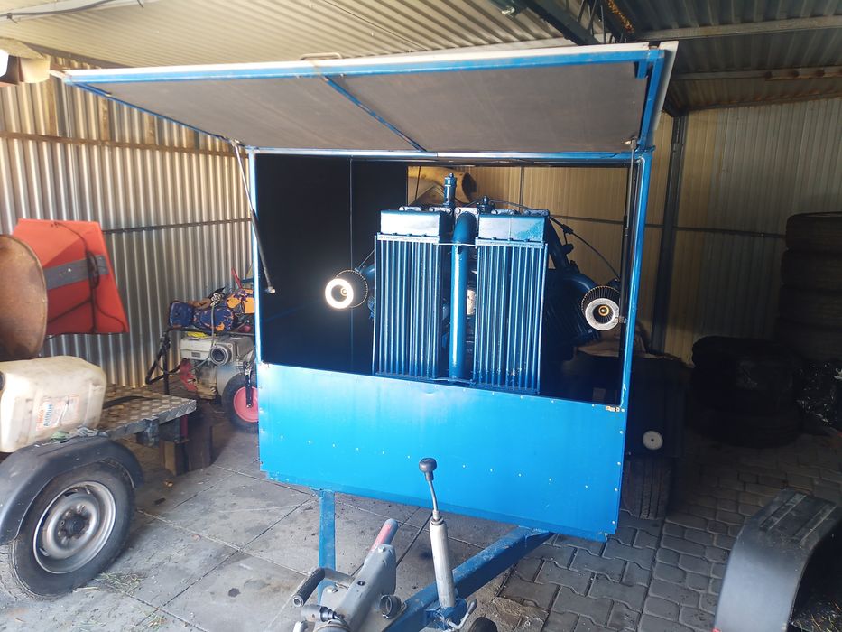 Agregat sprężarkowy kompresor spalinowy piaskarka